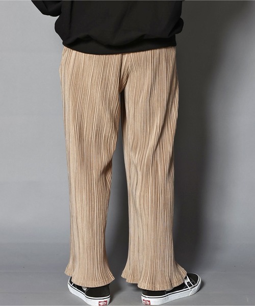 GALLIS ADDICTION(ガリスアディクション)の「GA PLEATS WIDE PANTS/プリーツ ワイドパンツ(その他パンツ・メンズ・ブラック/サンドベージュ・M/L)」の19枚目の写真