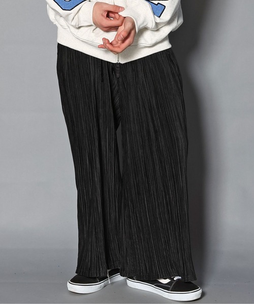 GALLIS ADDICTION(ガリスアディクション)の「GA PLEATS WIDE PANTS/プリーツ ワイドパンツ(その他パンツ・メンズ・ブラック/サンドベージュ・M/L)」の16枚目の写真