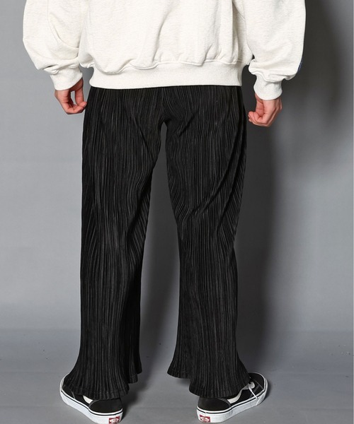 GALLIS ADDICTION(ガリスアディクション)の「GA PLEATS WIDE PANTS/プリーツ ワイドパンツ(その他パンツ・メンズ・ブラック/サンドベージュ・M/L)」の9枚目の写真