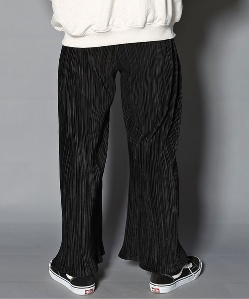 GALLIS ADDICTION(ガリスアディクション)の「GA PLEATS WIDE PANTS/プリーツ ワイドパンツ(その他パンツ・メンズ・ブラック/サンドベージュ・M/L)」の18枚目の写真