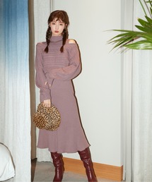 JILL by JILL STUART | ◇ケーブルレイヤードニットワンピ(ワンピース)