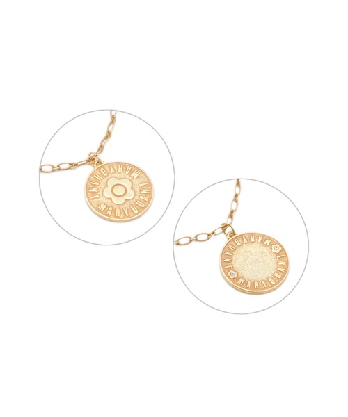 MARY QUANT（マリークワント）の「MQコイン ネックレス（ネックレス・レディース・ゴールド・FREE）」の3枚目の写真