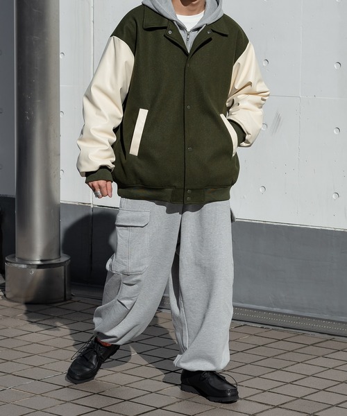 kutir(クティール)の「スウェットカーゴパンツ(セットアップ着用可)(スウェットパンツ・メンズ・ライトグレー/イエロー/グリーン・MEDIUM/LARGE)」の6枚目の写真