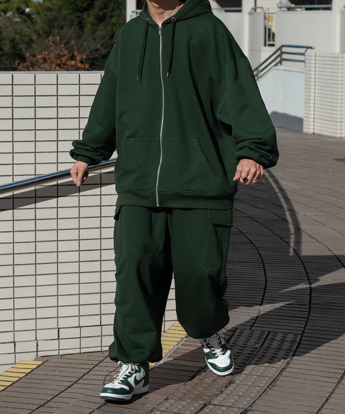 kutir(クティール)の「スウェットカーゴパンツ(セットアップ着用可)(スウェットパンツ・メンズ・ライトグレー/イエロー/グリーン・MEDIUM/LARGE)」の21枚目の写真
