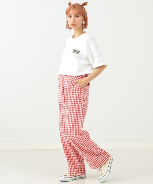 mmts（マミタス）の「〈UNISEX〉中川猫 行進Tシャツ（Tシャツ/カットソー・レディース・ホワイト/ラベンダー/サックスブルー・SMALL/MEDIUM/LARGE/X-LARGE）」の9枚目の写真