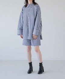 yuw | ストライプセットアップ 263624(ワンピース)