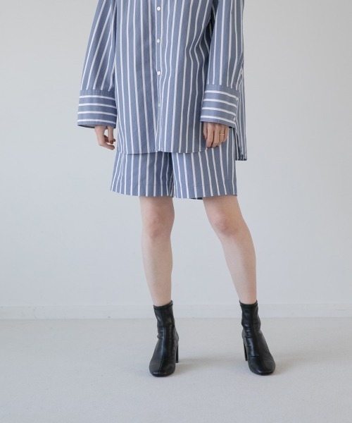 yuw(ユウ)の「ストライプセットアップ 263624(ワンピース・レディース・グリーン系その他/ブルー系その他・FREE)」の9枚目の写真