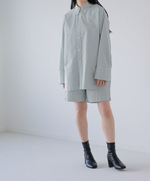 yuw(ユウ)の「ストライプセットアップ 263624(ワンピース・レディース・グリーン系その他/ブルー系その他・FREE)」の13枚目の写真