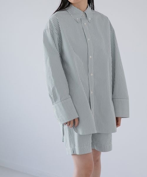 yuw(ユウ)の「ストライプセットアップ 263624(ワンピース・レディース・グリーン系その他/ブルー系その他・FREE)」の16枚目の写真