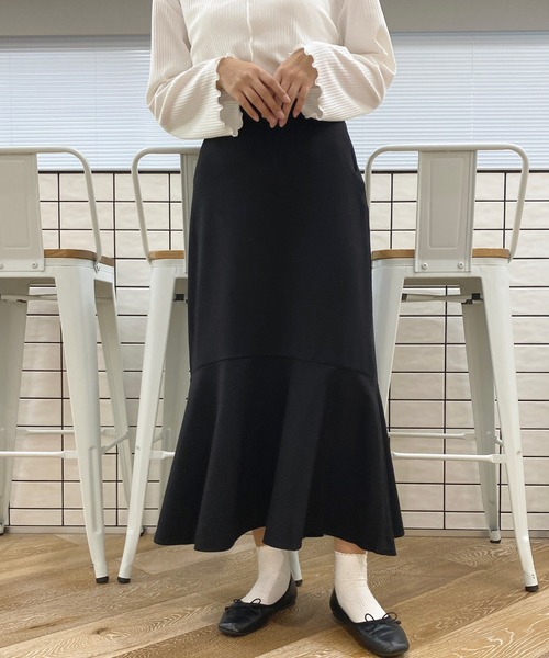 apres jour（アプレジュール）の「ポンチマーメイドスカート【ZOZOTOWN限定アイテム】（スカート・レディース・カーキ/ブラウン系その他/ブラック/ベージュ・SMALL/X-LARGE/MEDIUM）」の5枚目の写真