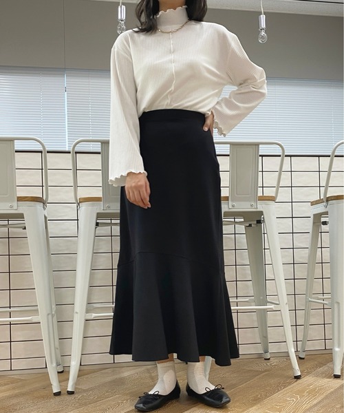 apres jour（アプレジュール）の「ポンチマーメイドスカート【ZOZOTOWN限定アイテム】（スカート・レディース・カーキ/ブラウン系その他/ブラック/ベージュ・SMALL/X-LARGE/MEDIUM）」の10枚目の写真