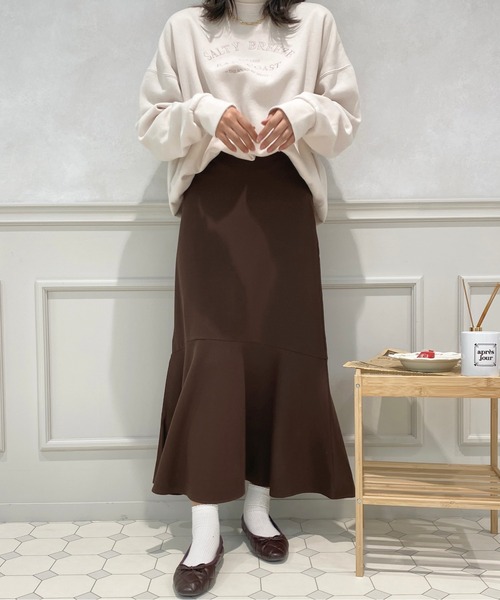 apres jour（アプレジュール）の「ポンチマーメイドスカート【ZOZOTOWN限定アイテム】（スカート・レディース・カーキ/ブラウン系その他/ブラック/ベージュ・SMALL/X-LARGE/MEDIUM）」の11枚目の写真