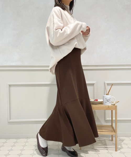 apres jour（アプレジュール）の「ポンチマーメイドスカート【ZOZOTOWN限定アイテム】（スカート・レディース・カーキ/ブラウン系その他/ブラック/ベージュ・SMALL/X-LARGE/MEDIUM）」の21枚目の写真