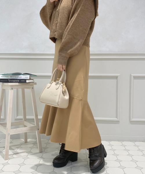 apres jour（アプレジュール）の「ポンチマーメイドスカート【ZOZOTOWN限定アイテム】（スカート・レディース・カーキ/ブラウン系その他/ブラック/ベージュ・SMALL/X-LARGE/MEDIUM）」の7枚目の写真
