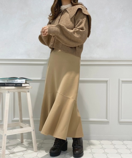 apres jour（アプレジュール）の「ポンチマーメイドスカート【ZOZOTOWN限定アイテム】（スカート・レディース・カーキ/ブラウン系その他/ブラック/ベージュ・SMALL/X-LARGE/MEDIUM）」の17枚目の写真