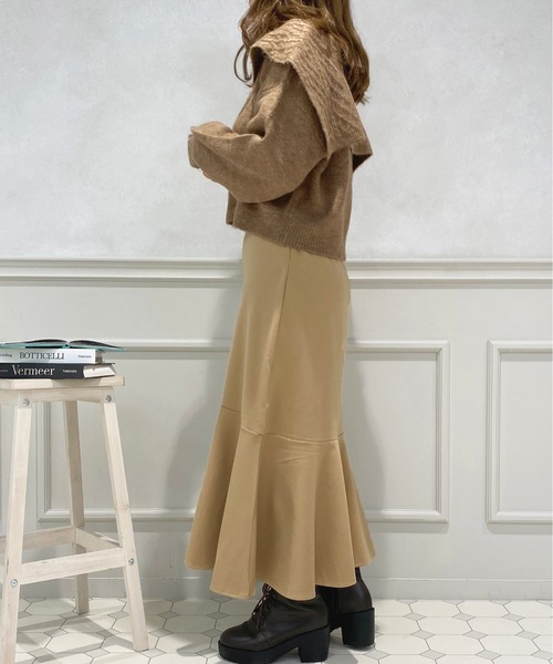 apres jour（アプレジュール）の「ポンチマーメイドスカート【ZOZOTOWN限定アイテム】（スカート・レディース・カーキ/ブラウン系その他/ブラック/ベージュ・SMALL/X-LARGE/MEDIUM）」の22枚目の写真