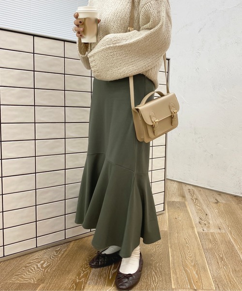 apres jour（アプレジュール）の「ポンチマーメイドスカート【ZOZOTOWN限定アイテム】（スカート・レディース・カーキ/ブラウン系その他/ブラック/ベージュ・SMALL/X-LARGE/MEDIUM）」の18枚目の写真