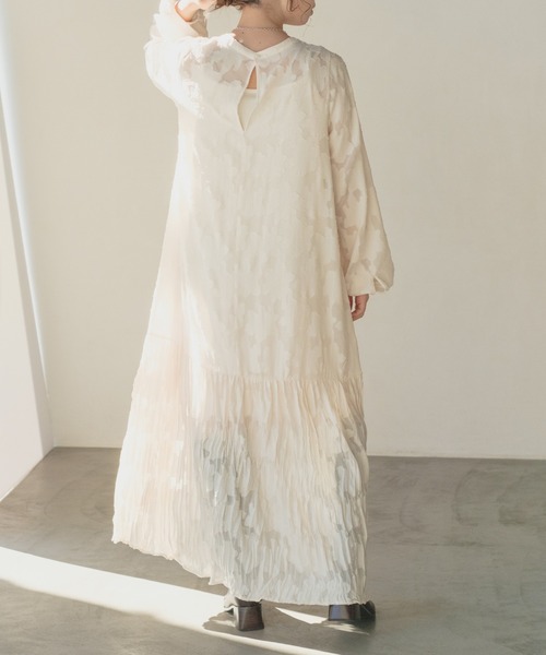 Kastane（カスタネ）の「【サイズ0あり】シアージャガードレースワンピース（ワンピース・レディース・ブラック/アイボリー・FREE/0）」の16枚目の写真