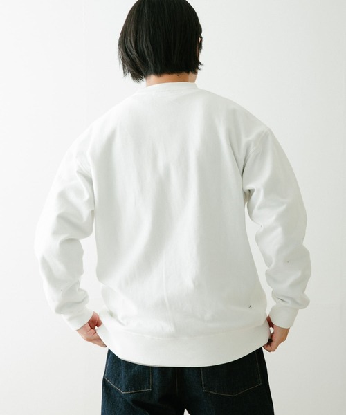 ITEMS URBANRESEARCH（アイテムズ アーバンリサーチ）の「UCLA ロゴスウェット（スウェット・メンズ・ベージュ/パープル/オフホワイト・MEDIUM/LARGE）」の14枚目の写真