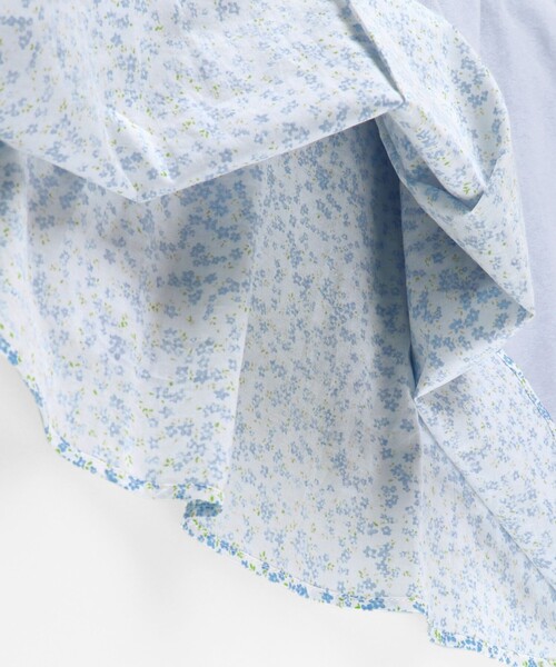 BRANSHES（ブランシェス）の「花柄バックシャン長袖Tシャツ ロンT<br>（Tシャツ/カットソー・キッズ・サックスブルー/ピンク・120/100/110/90/130）」の17枚目の写真