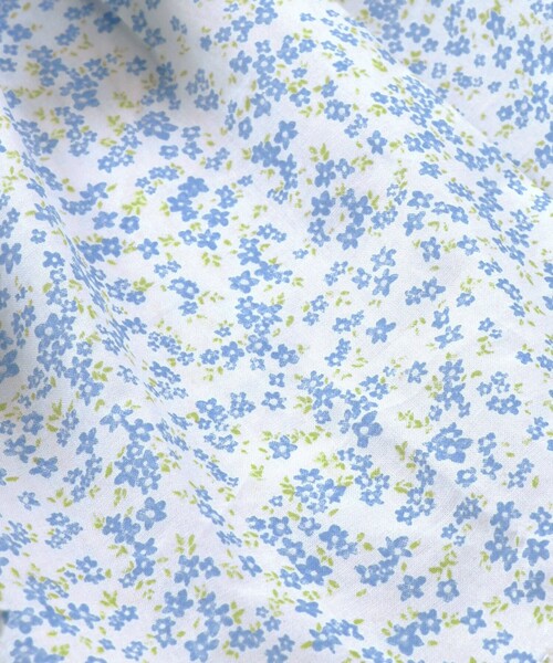BRANSHES（ブランシェス）の「花柄バックシャン長袖Tシャツ ロンT<br>（Tシャツ/カットソー・キッズ・サックスブルー/ピンク・120/100/110/90/130）」の9枚目の写真