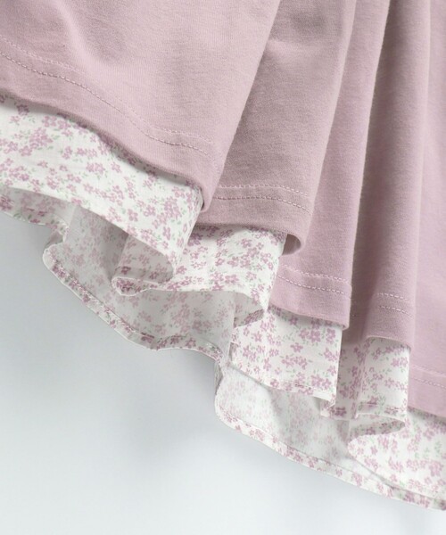 BRANSHES（ブランシェス）の「花柄バックシャン長袖Tシャツ ロンT<br>（Tシャツ/カットソー・キッズ・サックスブルー/ピンク・120/100/110/90/130）」の19枚目の写真