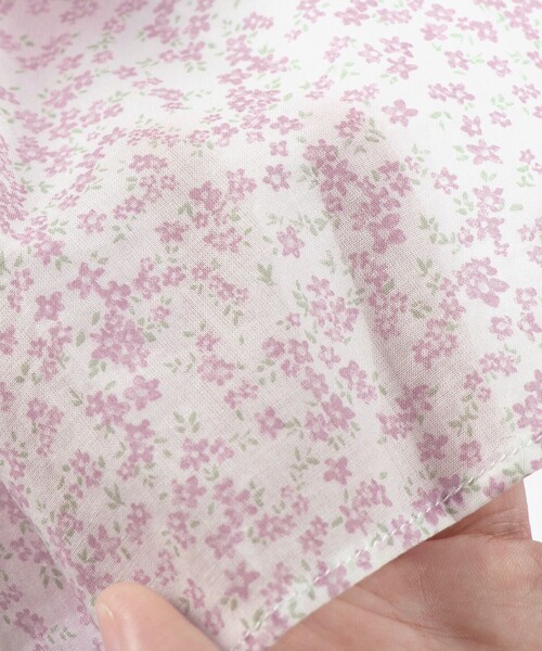 BRANSHES（ブランシェス）の「花柄バックシャン長袖Tシャツ ロンT<br>（Tシャツ/カットソー・キッズ・サックスブルー/ピンク・120/100/110/90/130）」の21枚目の写真