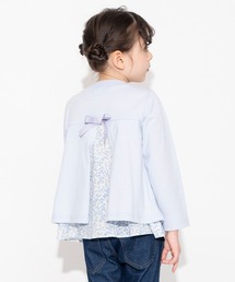 BRANSHES（ブランシェス）の「花柄バックシャン長袖Tシャツ ロンT<br>（Tシャツ/カットソー）」