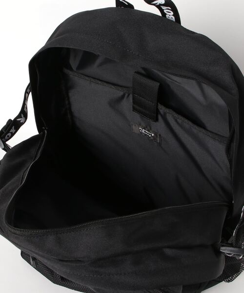 PLAYBOY（プレイボーイ）の「JUNESELECT　プレイボーイスクエアロゴ２層リュックサック（バックパック/リュック・メンズ・ブラック×ホワイト/ブラック×ブラック・FREE）」の5枚目の写真