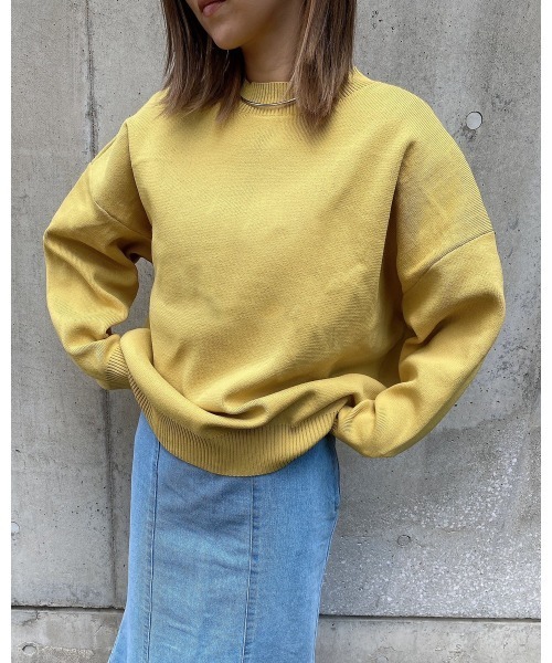 LiSeek(リシーク)の「【LiSeeK】スポンジニットオーバーカーディガン(カーディガン/ボレロ・レディース・ブラック/イエロー/グリーン/ブルー/オレンジ・FREE)」の12枚目の写真