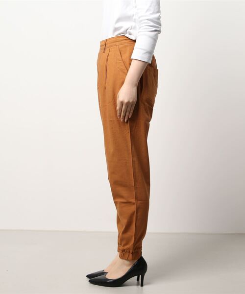 KRIFF MAYER Lady's Collection（クリフメイヤーレディースコレクション）の「スズシゲリラックスジョガー（その他パンツ・レディース・ベージュ/カーキ/ライトブラウン/カラフル/チャコール・MEDIUM/LARGE）」の6枚目の写真