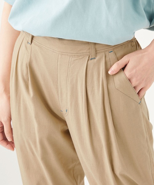 KRIFF MAYER Lady's Collection（クリフメイヤーレディースコレクション）の「スズシゲリラックスジョガー（その他パンツ・レディース・ベージュ/カーキ/ライトブラウン/カラフル/チャコール・MEDIUM/LARGE）」の15枚目の写真