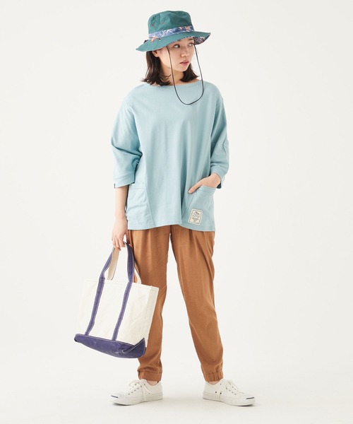 KRIFF MAYER Lady's Collection（クリフメイヤーレディースコレクション）の「スズシゲリラックスジョガー（その他パンツ・レディース・ベージュ/カーキ/ライトブラウン/カラフル/チャコール・MEDIUM/LARGE）」の11枚目の写真