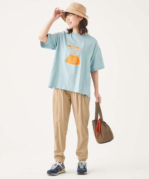 KRIFF MAYER Lady's Collection（クリフメイヤーレディースコレクション）の「スズシゲリラックスジョガー（その他パンツ・レディース・ベージュ/カーキ/ライトブラウン/カラフル/チャコール・MEDIUM/LARGE）」の8枚目の写真