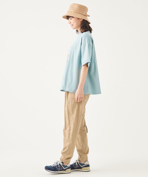 KRIFF MAYER Lady's Collection（クリフメイヤーレディースコレクション）の「スズシゲリラックスジョガー（その他パンツ・レディース・ベージュ/カーキ/ライトブラウン/カラフル/チャコール・MEDIUM/LARGE）」の9枚目の写真