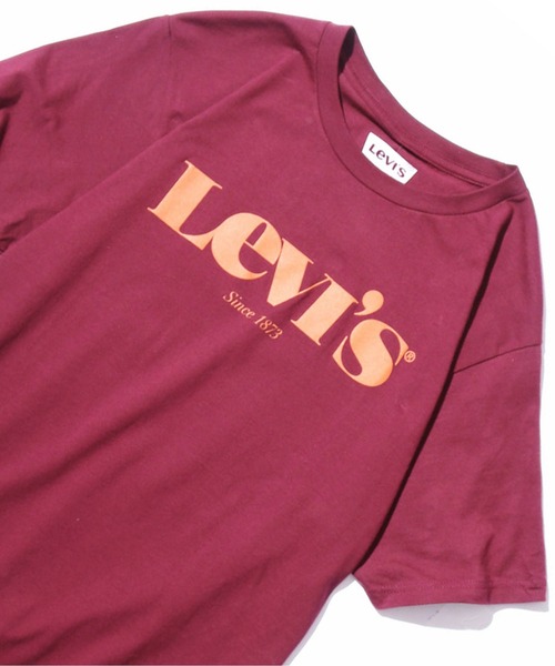 Levi's（リーバイス）の「LEVI'S/リーバイス THE PERFECT Tシャツ NEW LOGO 半袖ロゴTシャツ（Tシャツ/カットソー・メンズ・ワインレッド/ロイヤルブルー/カーキ・L/M/XL/S）」の3枚目の写真