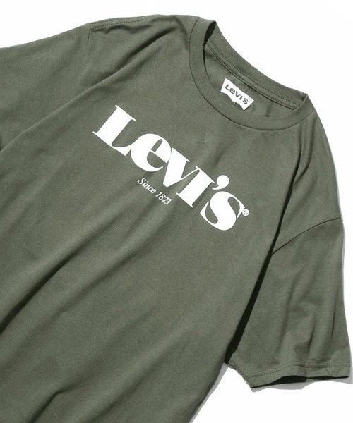 Levi's（リーバイス）の「LEVI'S/リーバイス THE PERFECT Tシャツ NEW LOGO 半袖ロゴTシャツ（Tシャツ/カットソー・メンズ・ワインレッド/ロイヤルブルー/カーキ・L/M/XL/S）」の13枚目の写真