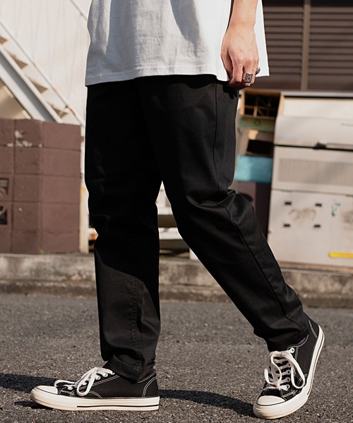 Dickies（ディッキーズ）の「『Dickies/ディッキーズ』T/Cツイルイージーテーパードパンツ チノパンツ（チノパンツ・メンズ・ブラック/ベージュ/カーキ/チャコール/ブルー系1/ブラック系1・M/L/XL）」の8枚目の写真