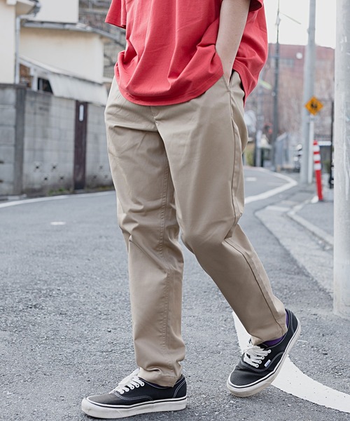 Dickies（ディッキーズ）の「『Dickies/ディッキーズ』T/Cツイルイージーテーパードパンツ チノパンツ（チノパンツ・メンズ・ブラック/ベージュ/カーキ/チャコール/ブルー系1/ブラック系1・M/L/XL）」の15枚目の写真