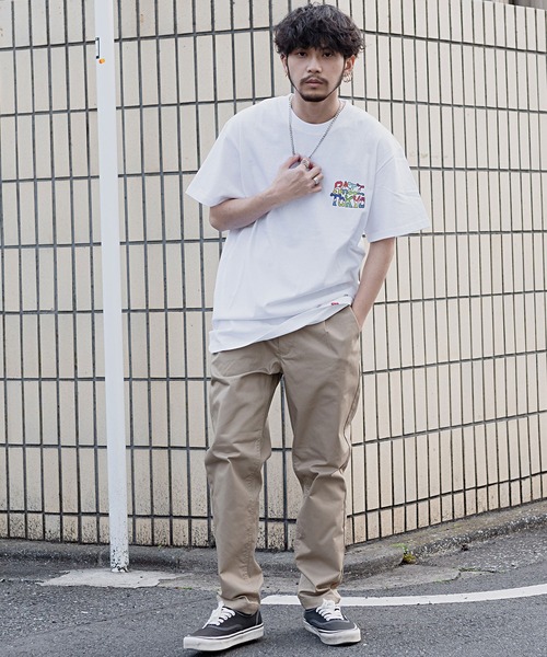 Dickies（ディッキーズ）の「『Dickies/ディッキーズ』T/Cツイルイージーテーパードパンツ チノパンツ（チノパンツ・メンズ・ブラック/ベージュ/カーキ/チャコール/ブルー系1/ブラック系1・M/L/XL）」の17枚目の写真