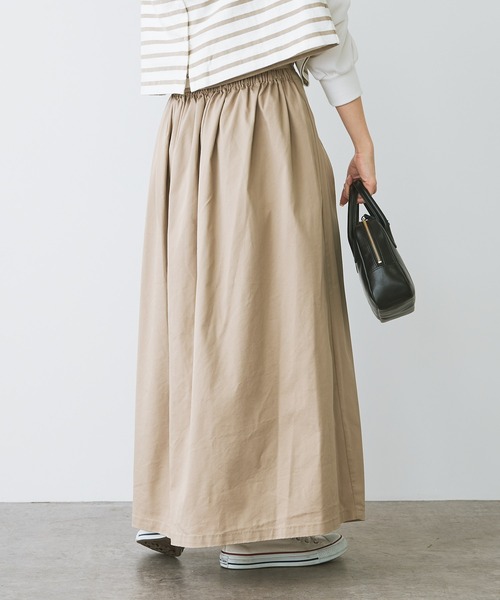 PUAL CE CIN（ピュアルセシン）の「2WAY巻きスカート（スカート・レディース・ブラック/ベージュ/ライトベージュ・FREE）」の13枚目の写真