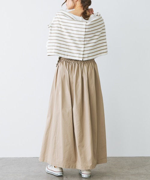 PUAL CE CIN（ピュアルセシン）の「2WAY巻きスカート（スカート・レディース・ブラック/ベージュ/ライトベージュ・FREE）」の16枚目の写真