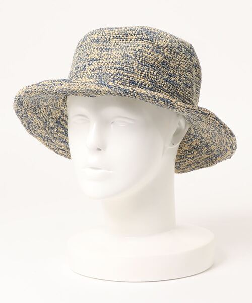 Ecua-Andino（エクアアンディーノ）の「《Ecua-Andino》HIPPIE STRAW HAT【UT15】（ハット・レディース・ブルー/その他/ピンク・FREE）」の6枚目の写真