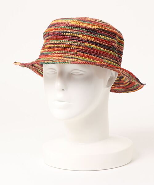 Ecua-Andino（エクアアンディーノ）の「《Ecua-Andino》HIPPIE STRAW HAT【UT15】（ハット・レディース・ブルー/その他/ピンク・FREE）」の7枚目の写真