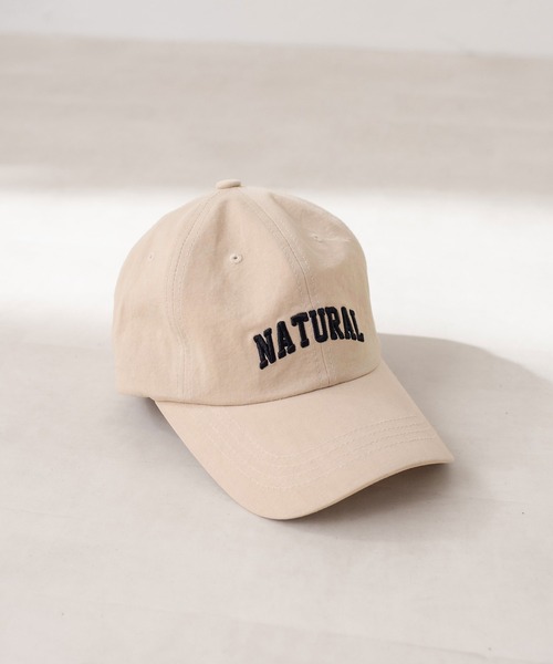 OLIVE des OLIVE（オリーブデオリーブ）の「ロゴ刺繍入りキャップ（キャップ・レディース・ホワイト/ブラック/ベージュ・FREE）」の6枚目の写真