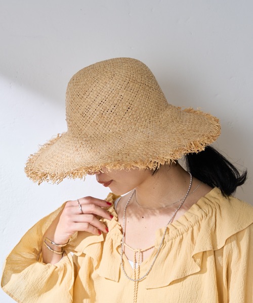 Rebecca（レベッカ）の「(REBECCA/レベッカ) フリンジハット（ハット・レディース・ベージュ・FREE）」の14枚目の写真