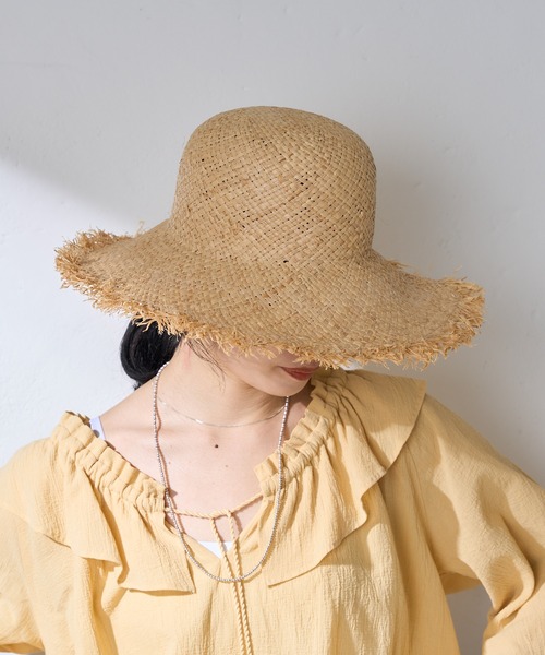 Rebecca（レベッカ）の「(REBECCA/レベッカ) フリンジハット（ハット・レディース・ベージュ・FREE）」の9枚目の写真
