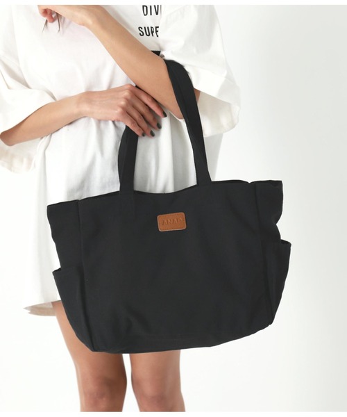セール Anapロゴ型押しポーチ付きキャンバスbag トートバッグ Anap アナップ のファッション通販 Zozotown