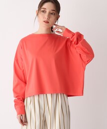 OPAQUE.CLIP（オペークドットクリップ）の「◆シルキースーピマ 短丈カットソー（Tシャツ/カットソー）」