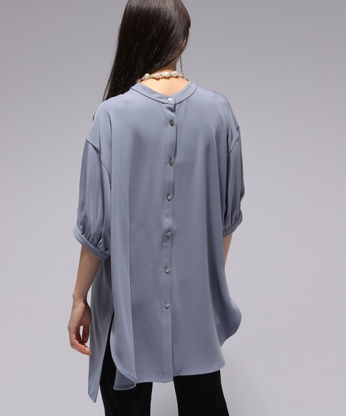 HARE（ハレ）の「TOROMIチュニックシャツ(HARE)（シャツ/ブラウス・レディース・ブラック/ブルー/オフホワイト・FREE）」の11枚目の写真